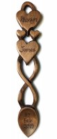 Two Hearts in One Love Spoon - 004